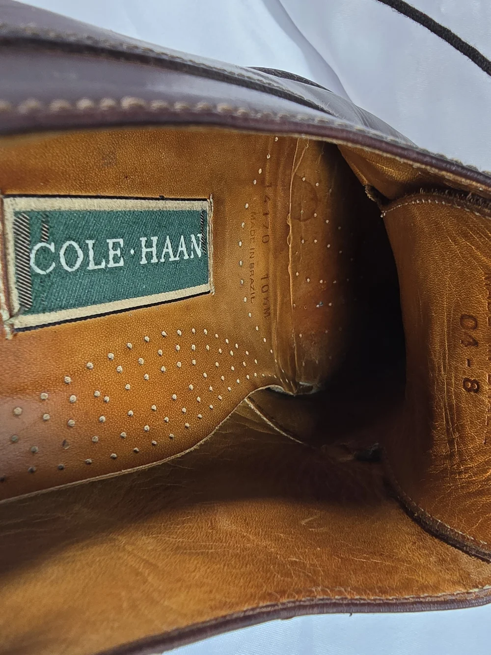 Cole Haan Men’s Brown Leather Dress Shoes